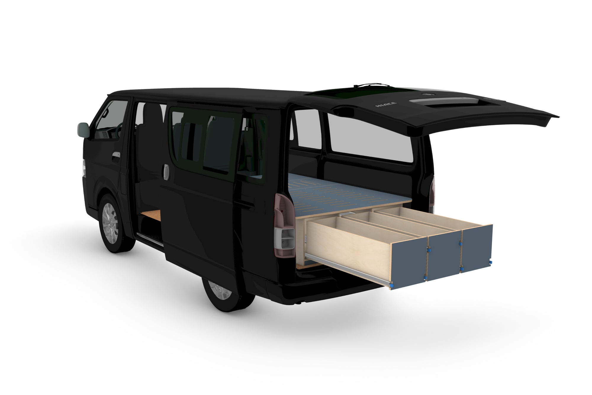 Rear-Opening Campervan Conversion Plans V3