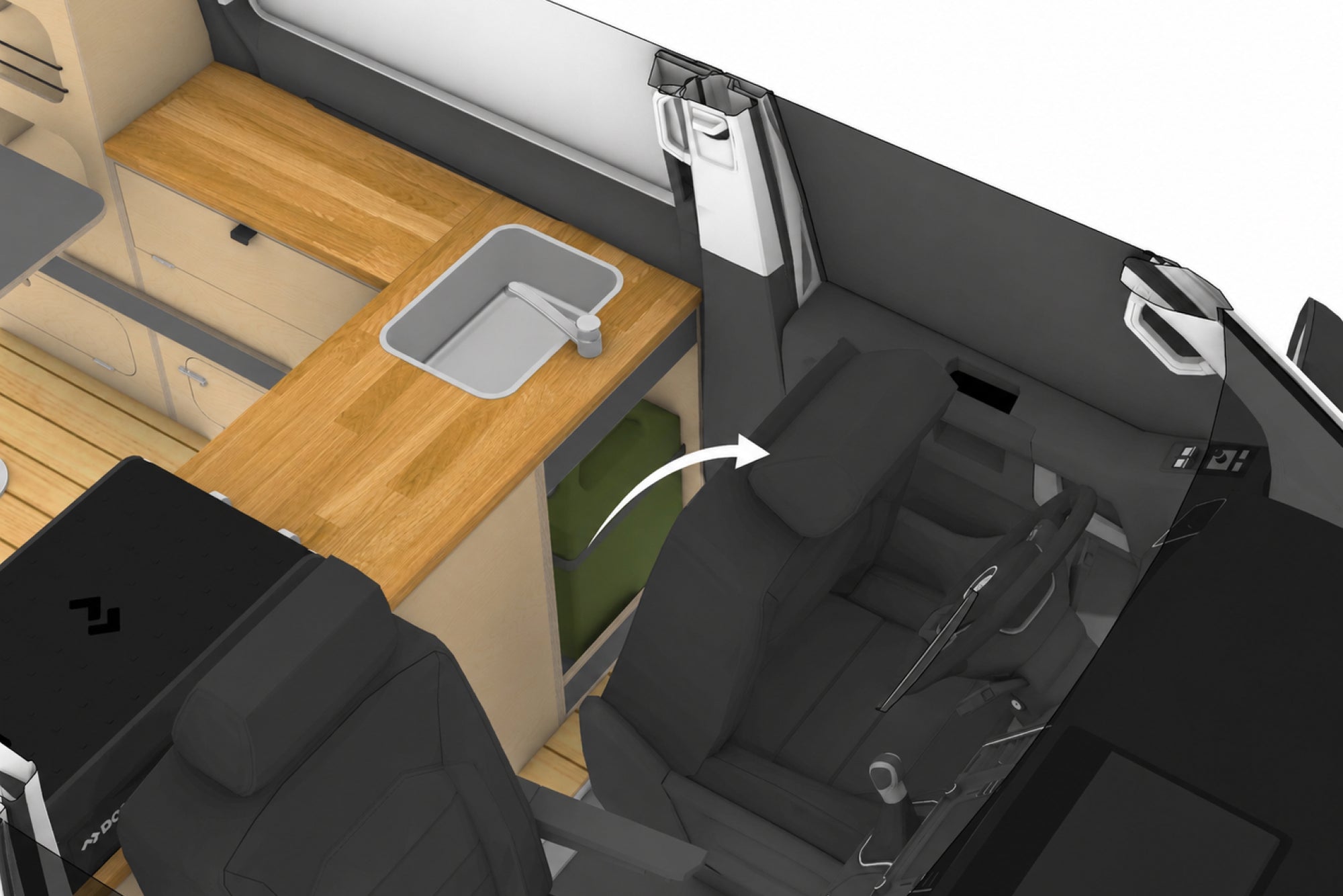 Volkswagen T5 and T6 Camper Fit Out Plans (LHD)
