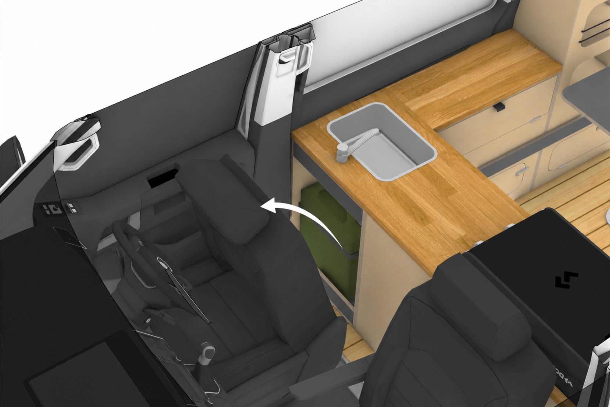 Volkswagen T5 and T6 Camper Fit Out Plans (RHD)