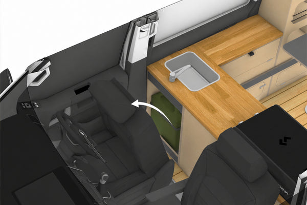 Volkswagen T5 and T6 Camper Fit Out Plans (RHD)