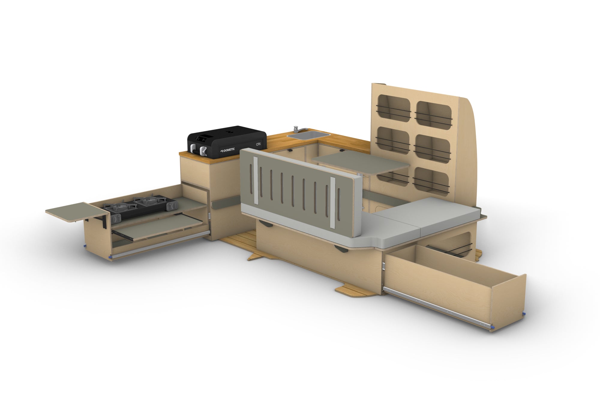 Volkswagen T5 and T6 Camper Fit Out Plans (RHD)