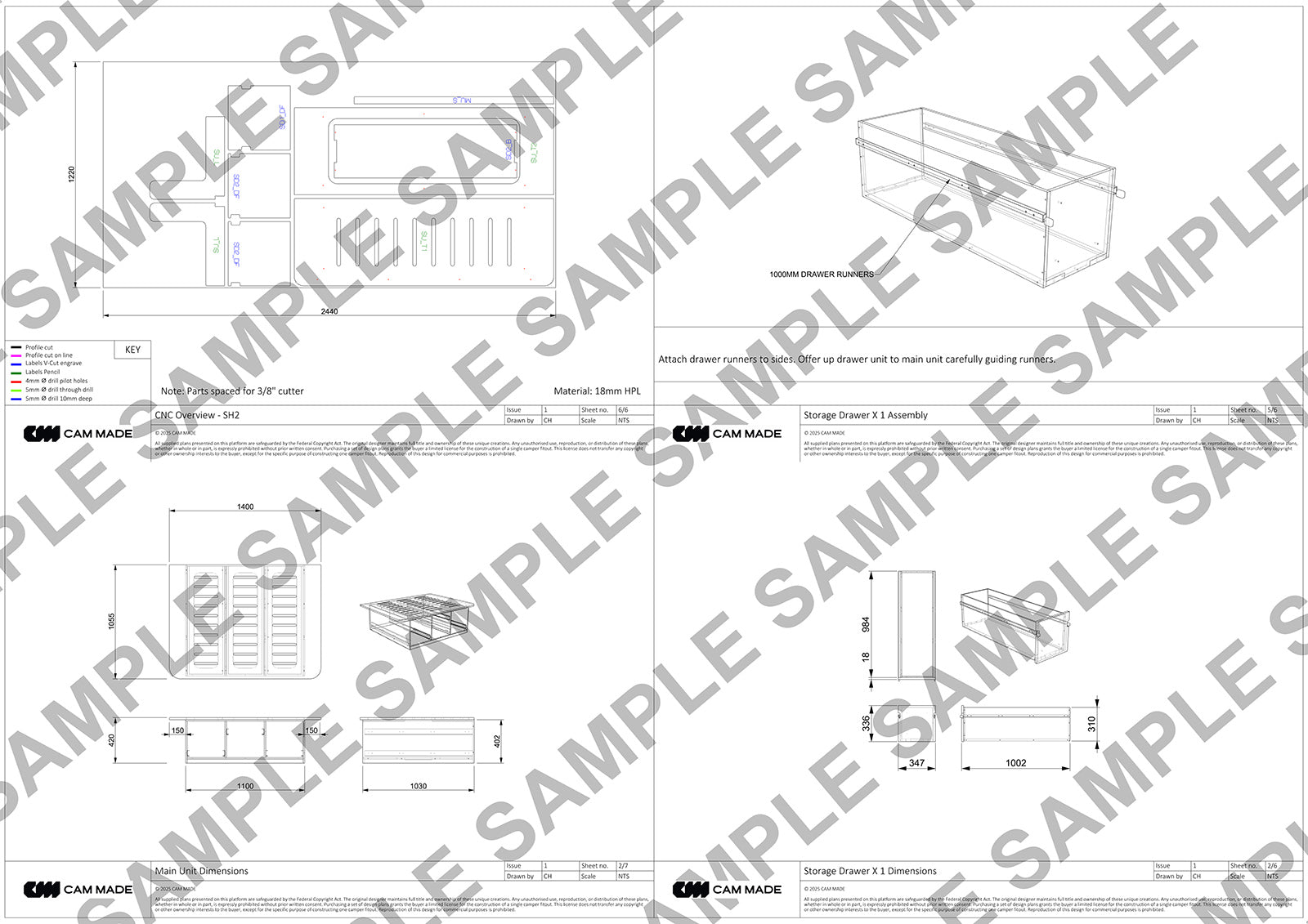 Rear-Opening Campervan Conversion Plans V3